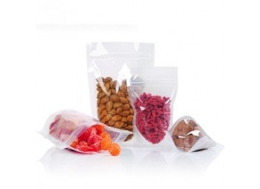 Both Side Transparent Standy Pouches 250 grams 